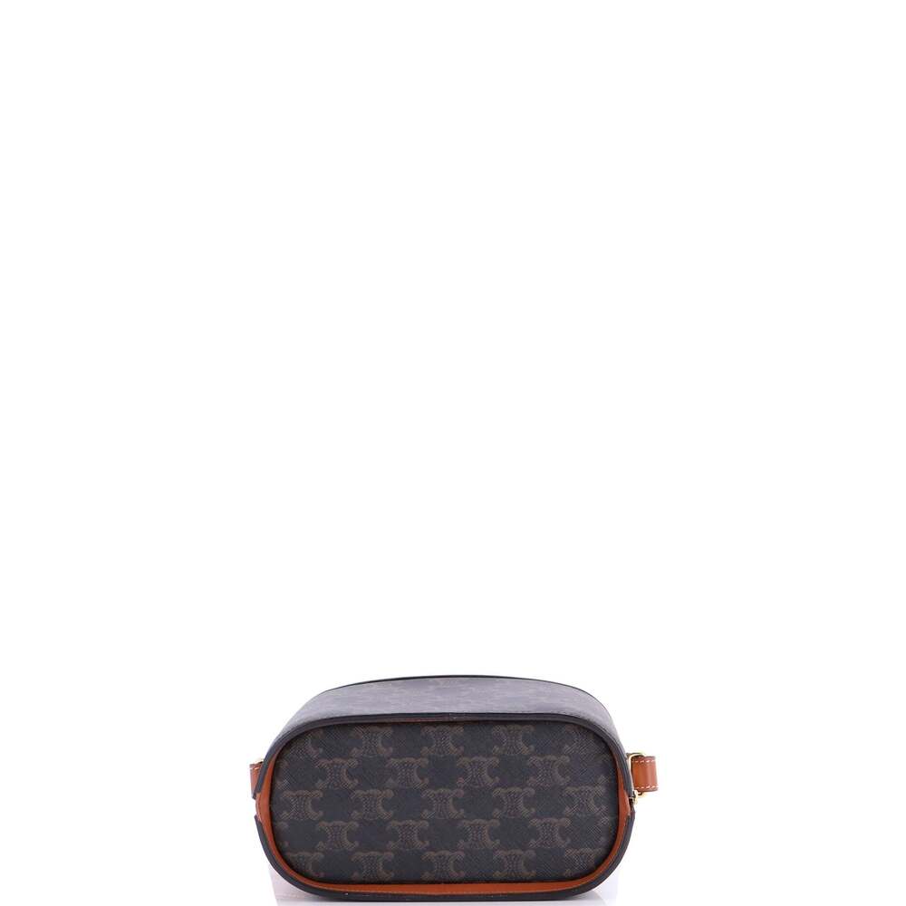 Celine Lunch Box Bag Triomphe Coated #204197C21B - Picture 4 of 6